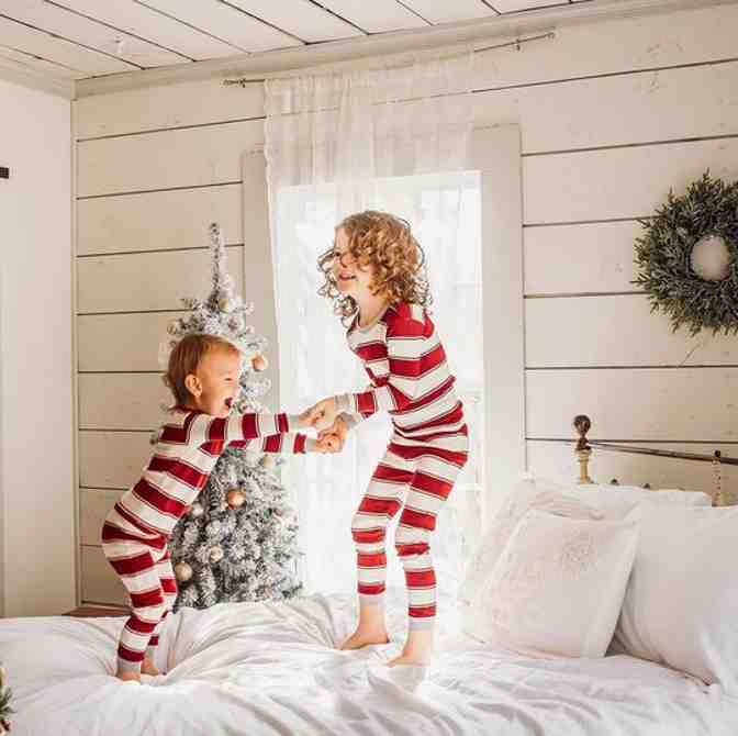 2021 best Christmas family pajama Sleep Sets
