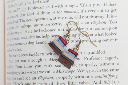 Stack of Books Earrings