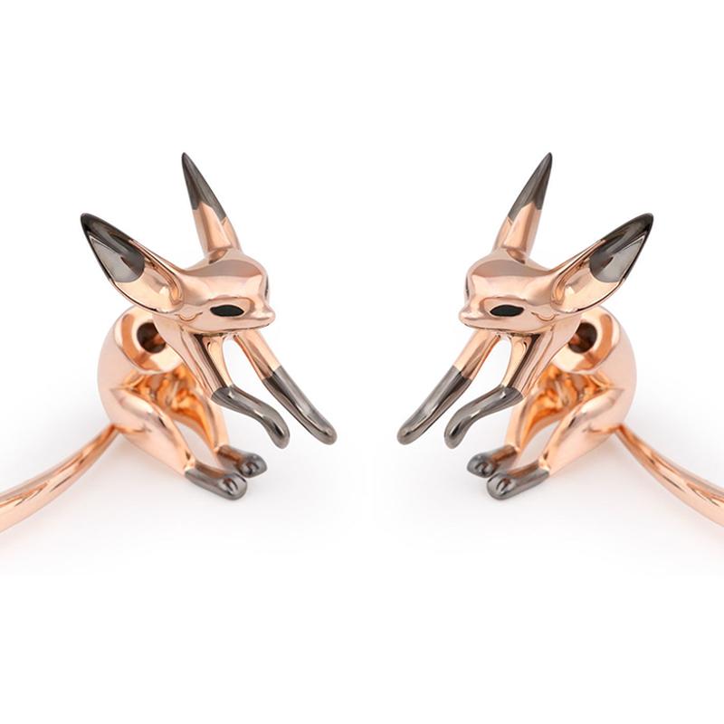 WAGGING TAIL FOX EARRINGS