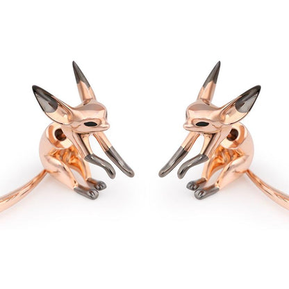 WAGGING TAIL FOX EARRINGS