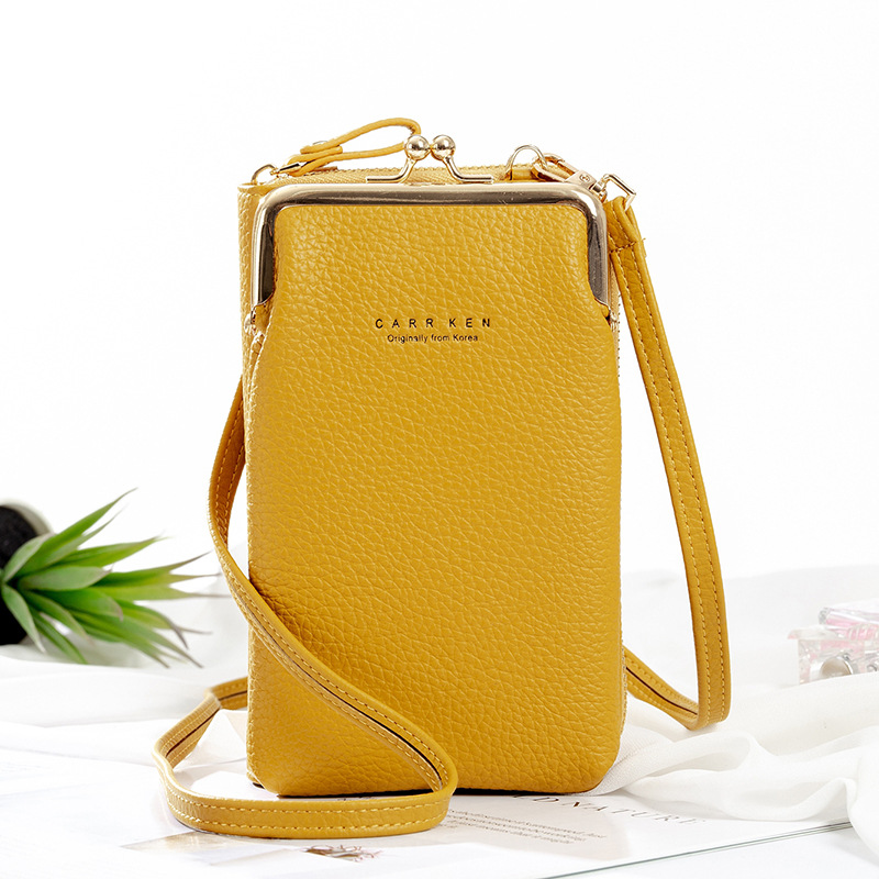 Women Phone Bag Solid Crossbody Bag