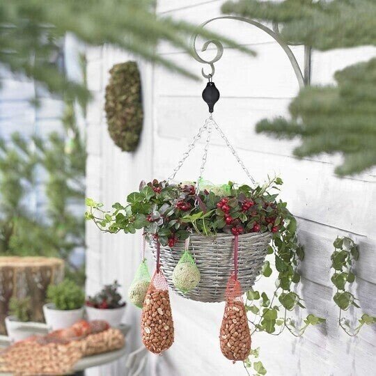 Plant Pulley Set For Garden Baskets Pots Birds Feeder