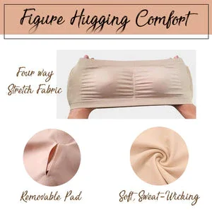 Invisible Seamless Supportive Bandeau Bra