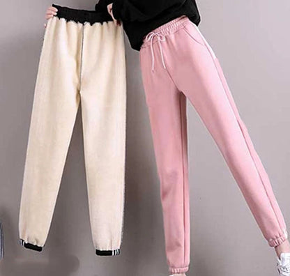 2021 New Arrival Casual Cotton Warm Fleece Pants