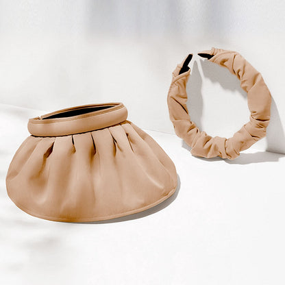 2 in 1 Sun Visor Hat Wide