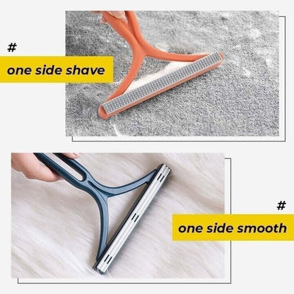 Double ended manual hair remover