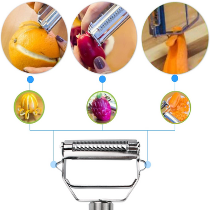Stainless Steel Multi function Vegetable Peeler