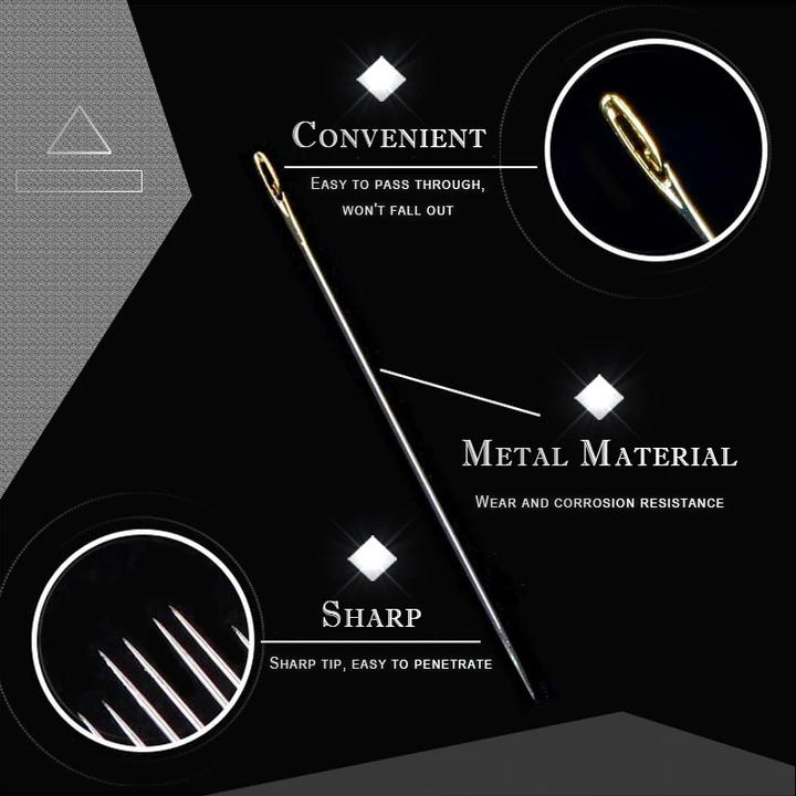 Self threading Needles