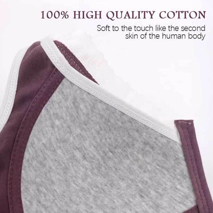 FRONT ZIP WIRE FREE WIDE STRAP PLUS SIZE BRA