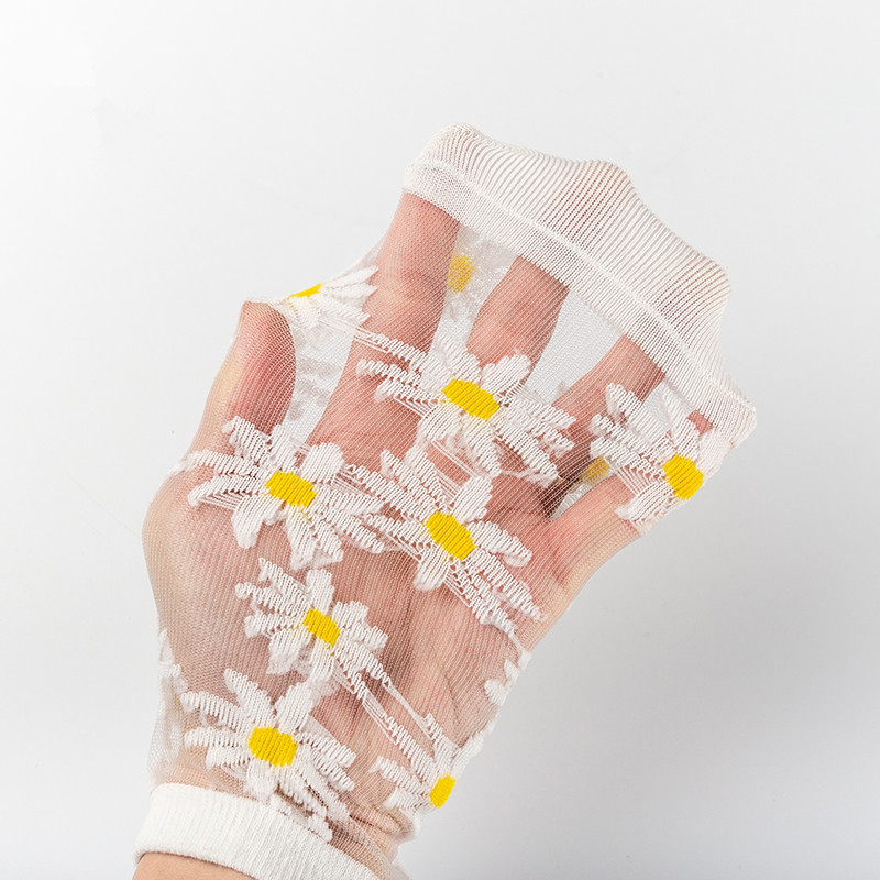 Translucent Daisy Socks 3 Pairs