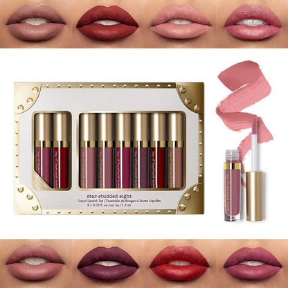 8pcs Set Everlasting Matte Liquid Lipstick