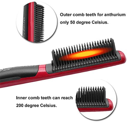 Negative Ion Hair Straightener Styling Comb