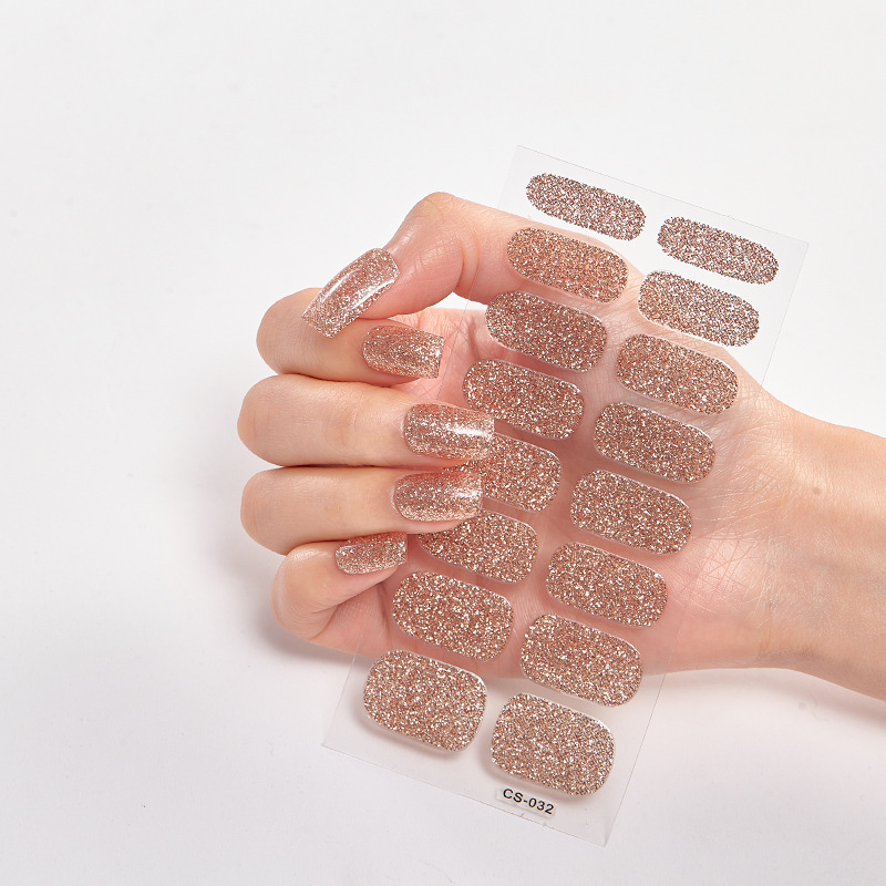 Glitter Nail Self Decals