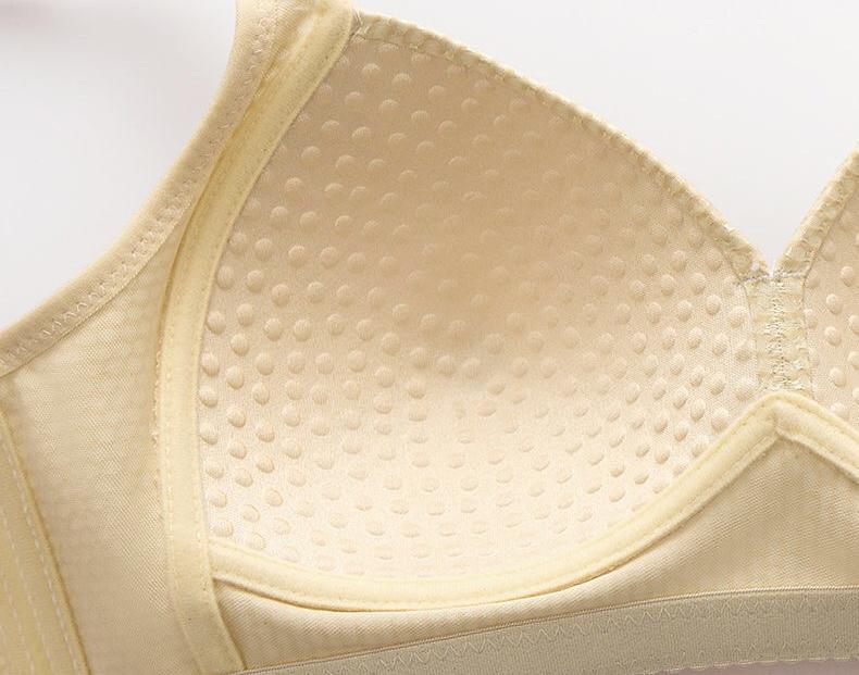 Women Back Buckle Cotton Bras Wire Free Plus Size  Shoulder Straps Brasieres Comfort