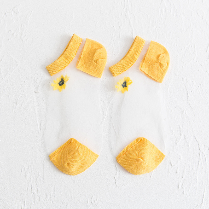 Translucent Daisy Socks 3 Pairs