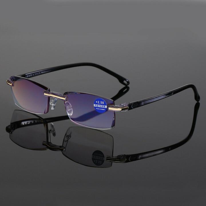 HIGH HARDNESS ANTI-BLUE PROGRESSIVE FAR AND NEAR DUAL-USE READING GLASSES