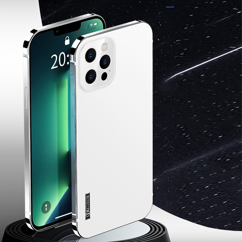 2021 Sierra Blue Stainless Steel Frame Matte Case Cover For iPhone