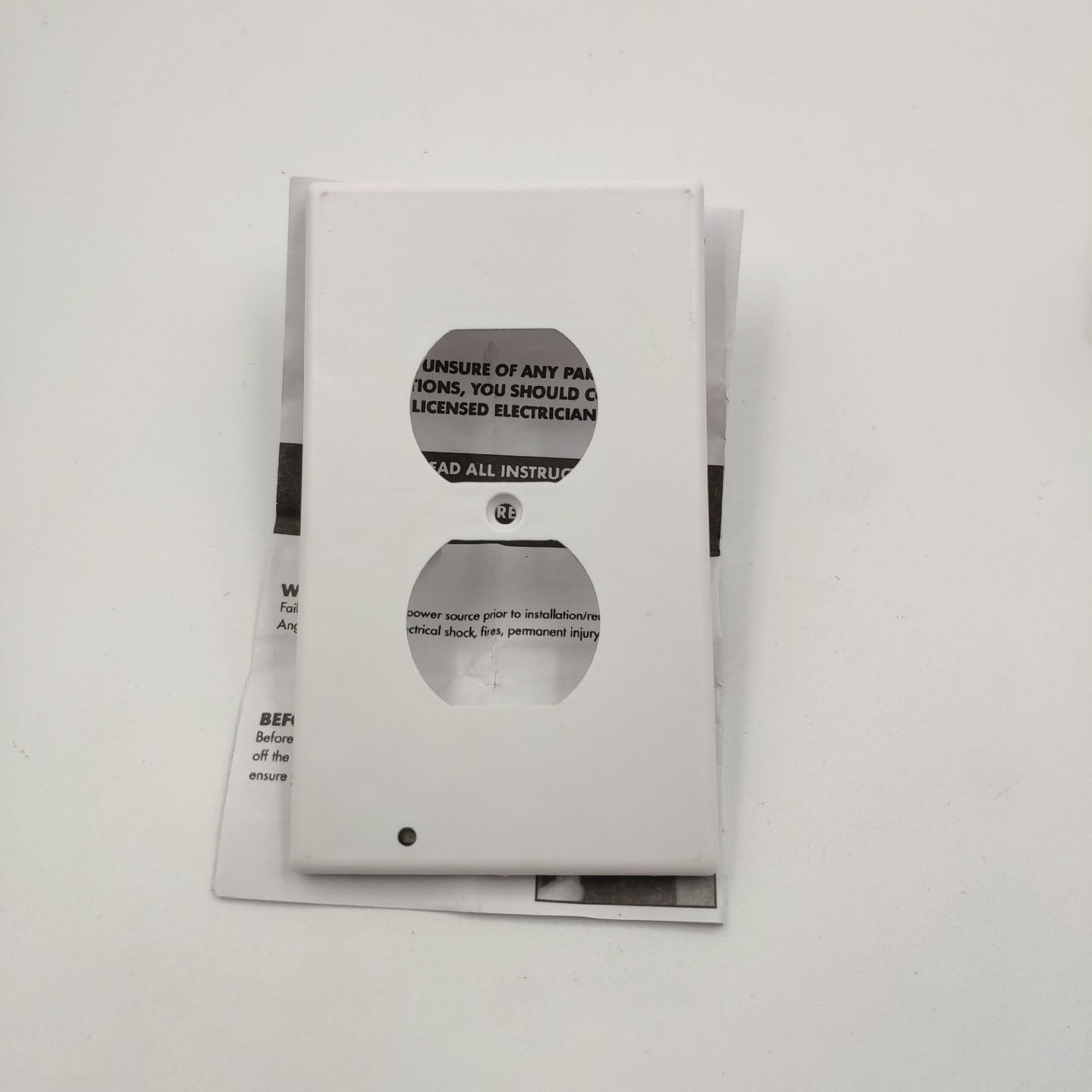 Outlet Wall Plate With Night Lights