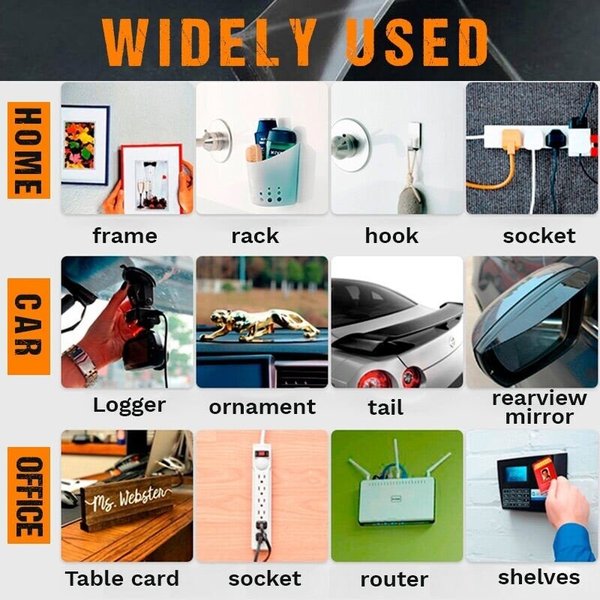 Multifunctional Double Sided Adhesive Tape 60 PCS