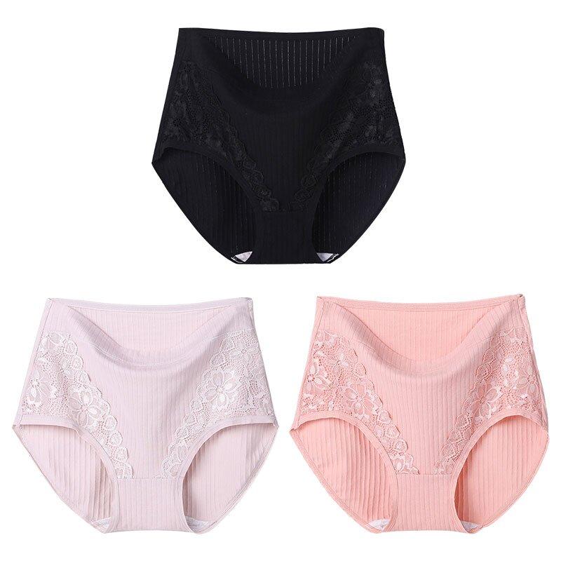 High waist Anti leak antibacterial underwear plus size XL 6XL