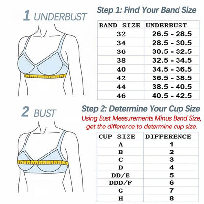 Wireless Front Closure Cross Straps Bras