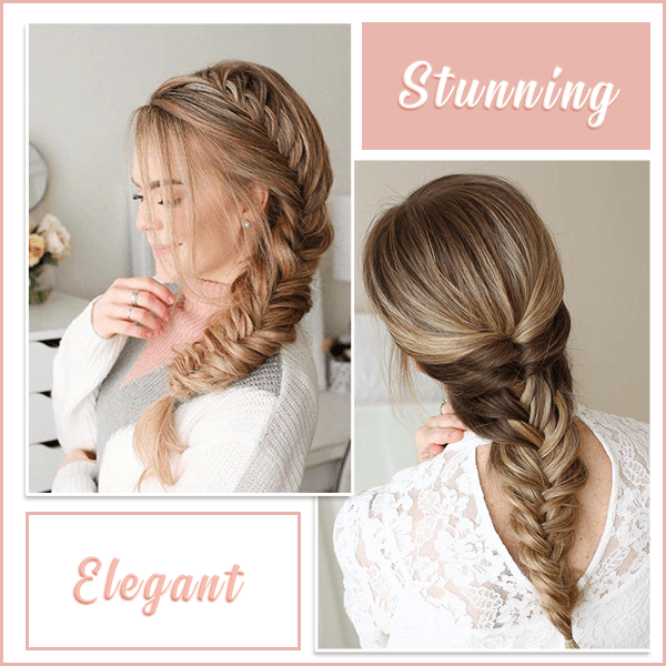 Quick Tie Fishtail Braid Stick