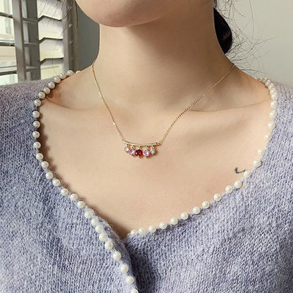 Shiny Colorful Zircon Drop Hoops