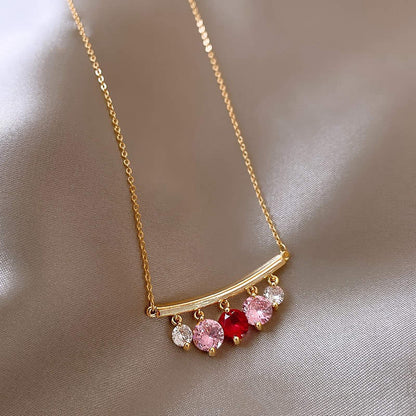 Shiny Colorful Zircon Drop Hoops