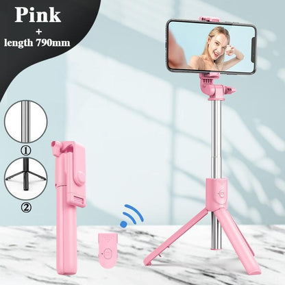 6 IN 1 WIRELESS BLUETOOTH SELFIE STICK