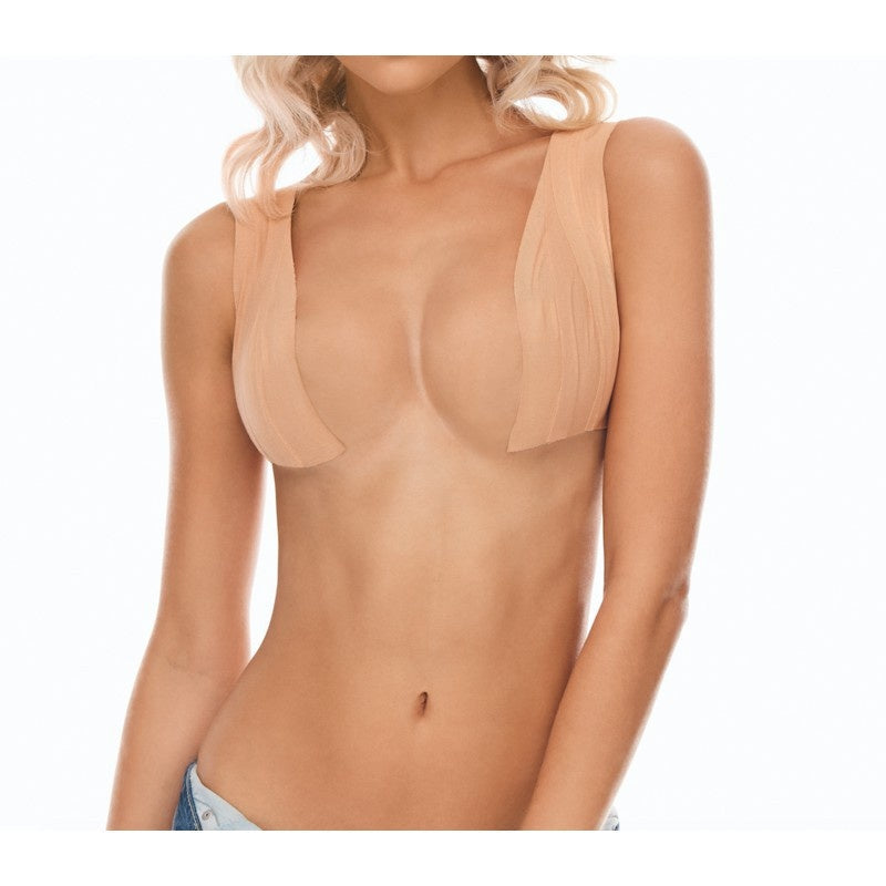 Hypoallergenic body tape to keep breasts in shape