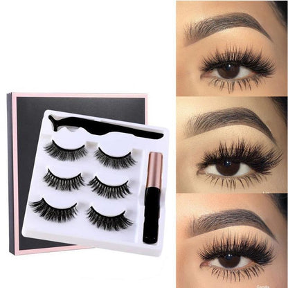 Magnetic Eyelashes 3 pairs of eyeliner